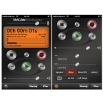 극동음향 전문가용 아이폰 도킹 스테레오 마이크 'TASCAM IM2' PCMRecoder (사진제공: 극동음향)
