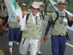 학생들과 국토장정을 3시간여동안 함께 한 동명대학교 설동근 총장 2 (사진제공: 동명대학교)