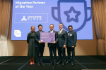 메가존클라우드가 ‘AWS 파트너 서밋’에서 올해의 마이그레이션 파트너상을 수상했다