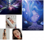 왼쪽 위부터 테마 이미지, Vogue Hong Kong 크레딧, Goodbye Princess 애니메이션 시리즈 에피소드 1 포스터