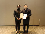 왼쪽부터 한국전파진흥협회 박균택 센터장, 셀바이뮤직 성하묵 대표