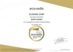 ECONINE’s Gold Medal of EcoVadis assessment