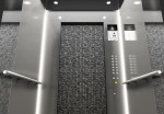 The new Gen3 digitally connected elevator includes the eView display to stream infotainment to passengers and gives access to options including the eCall mobile app to call elevators remotely from a smart phone, touchless hall buttons and operation panels, gesture buttons, antibacterial lighting and handrails and an air purification system.