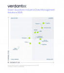 Verdantix Green Quadrant: Industrial Data Management Solutions 2025 (Graphic: Business Wire)