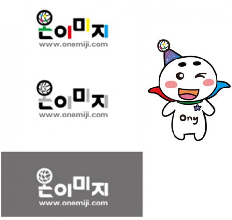 한국장애예술인협회가 공개한 온이미지 로고와 온이미지 캐릭터 오니(ony)