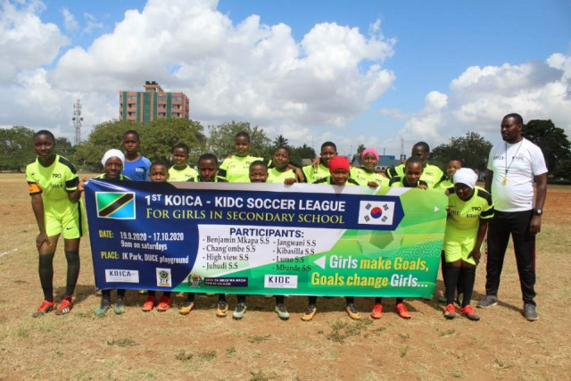 탄자니아축구협회가 인증한 최초의 중등학교 여자축구리그가 개최됐다