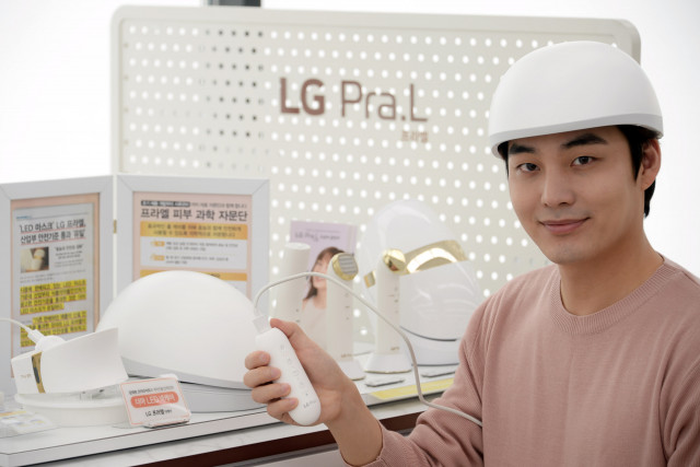 LG전자가 탈모 치료용 의료기기 LG 프라엘 메디헤어 예약 판매를 실시한다