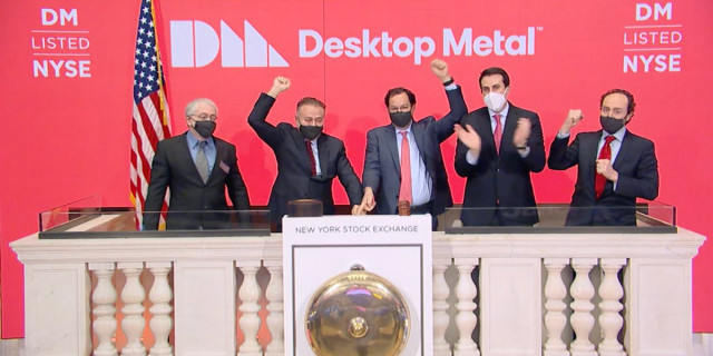 왼쪽부터 EnvisionTEC의 Al Siblani CEO와 Desktop Metal의 Ric Fulop CEO
