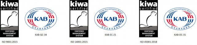 GS커넥트가 신규 획득한 품질경영시스템(ISO 9001), 환경경영시스템(ISO 14001), 안전보건경영시스템(ISO 45001) 3종