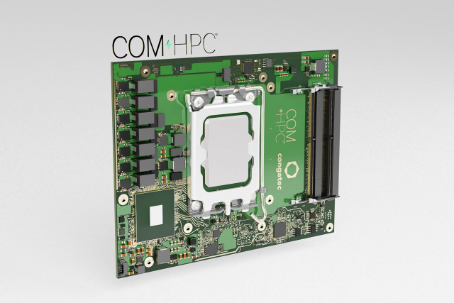 콩가텍이 13세대 인텔 코어 프로세서를 탑재한 COM-HPC 컴퓨터 온 모듈 포트폴리오 확대로 LGA 소켓 탑재 최고 사양 프로세서를 지원한다