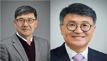 왼쪽부터 윤제용 교수, 김호경 교수