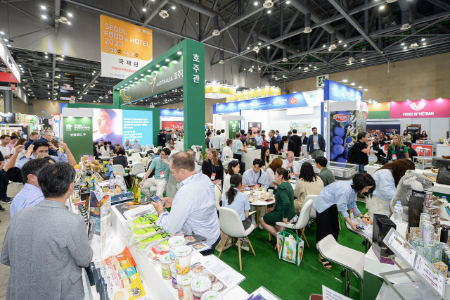 KOTRA(사장 유정열)는 30일부터 다음 달 2일까지 고양시 킨텍스(KINTEX)에서 ‘2023 서울국제식품산업대전(이하 서울푸드 2023)’을 개최한다. 행사장 전경