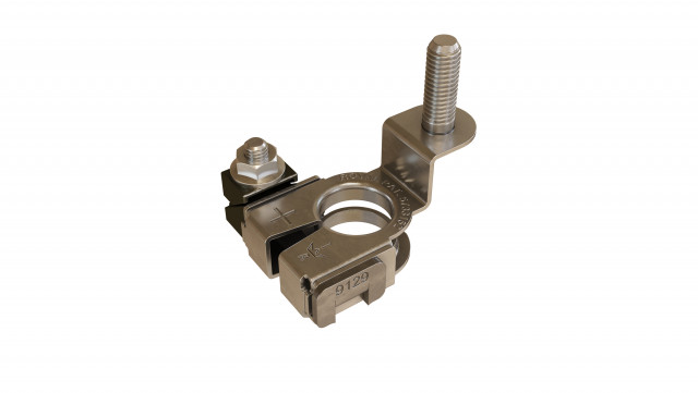 Eaton’s stamped battery terminals surpass industry standards and can be uniquely customized to customer specifications. (Photo: Business Wire)