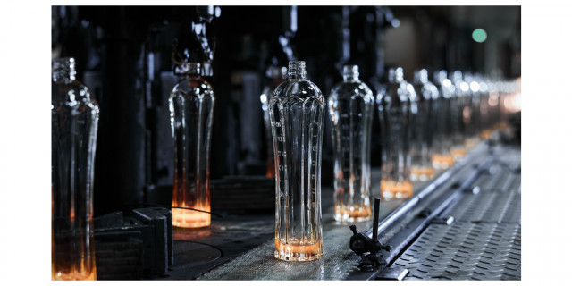 Bacardi has successfully completed the world’s first commercial production of a glass spirits bottle fueled by hydrogen in a trial that took place earlier this month. (Photo: Business Wire)