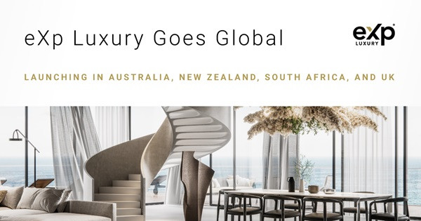 eXp 월드 홀딩스의 럭셔리 부동산 프로그램 ‘eXP 럭셔리(eXp Luxury)’가 지속적인 성장세를 보이면서 호주, 뉴질랜드, 남아프리카공화국, 영국 등 역동적인 해외 시장으로까지 사업범위를 넓히게 됐다