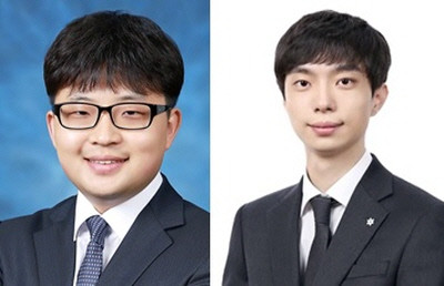 왼쪽부터 서울대 화학생물공학부 서상우 교수, 김기호 박사과정생