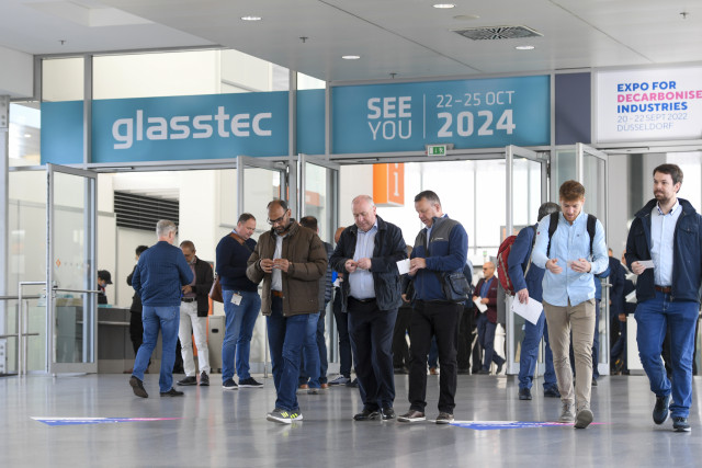 glasstec 2022 전시회(사진 출처: Messe Düsseldorf / tillmann)