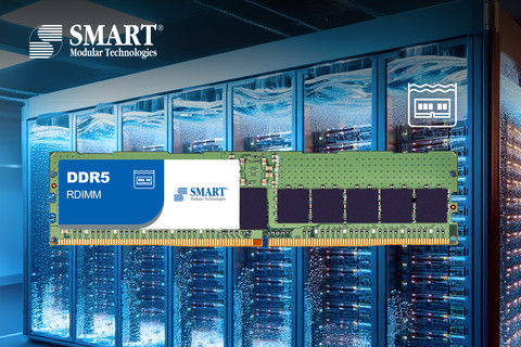 SMART Modular's RDIMMs with conformal coating protects modules used in liquid immersion servers which leads to higher reliability and reduced costs for data center applications. (Graphic: Business Wire)