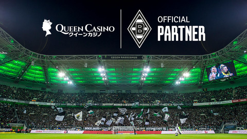 Queen Casino Embarks on a New Journey in Online Gaming as Official Partner of Borussia Mönchengladbach (Graphic: Business Wire)