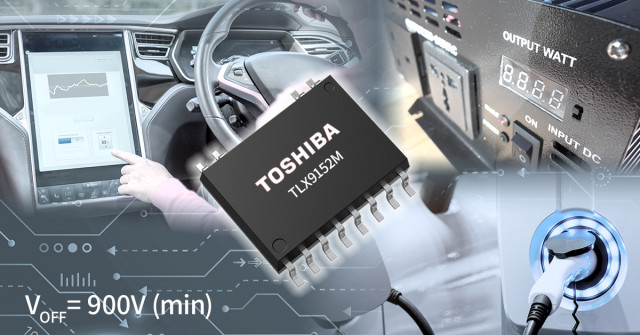 Toshiba: TLX9152M, an automotive photorelay for 400V automotive battery systems. (Graphic: Business Wire)