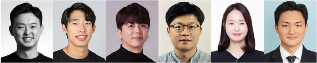 좌부터 제2회 미래를 빛낼 차세대리더상 수상자 △ SCIENCE 부문 ‘NEW LEADER AWARDS IN SCIENCE’ 오진환 로닉 대표이사 △ IT 부문 ‘NEW LEADER AWARDS IN IT’ 백종윤 맘모스랩스 대표이사, 김권일 셀트리오 소프트웨어 총괄 및 로봇앤드디자인 프로덕트 매니저 △ HEALTH 부문 ‘NEW LEADER AWARDS IN HEALTH’ 강성지 웰트 대표이사(의사), 배예슬 강북삼성병원 가정의학교 조교수 △POLITICS•LAW 부문 ‘NEW LEADER AWARDS IN LAW’ 김홍식 IBS 법률사무소 변호사