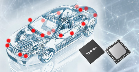 Toshiba: TB9033FTG, an automotive Clock Extension Peripheral Interface (CXPI) responder interface IC. (Graphic: Business Wire)