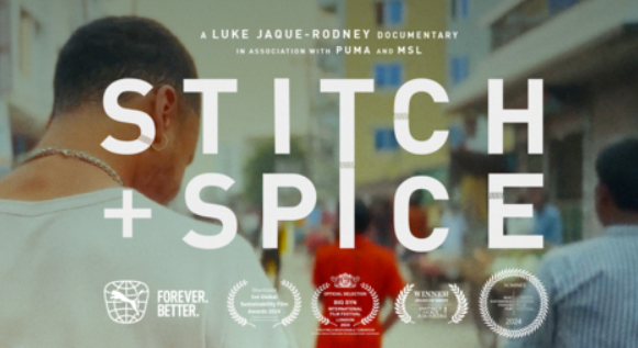 Stitch + Spice, a short film by Luke Jaque-Rodney, one of PUMA's Voices of a RE:GENERATION has been officially selected for Documentary Short at the 6th Big Syn International Film Festival in London. (Graphic: Business Wire)