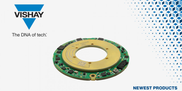 마우저 일렉트로닉스가 자동화, 모터 드라이브 및 로보틱스를 위한 비쉐이의 회전식 절대 유도형 키트 인코더 ‘RAIK060’을 공급한다