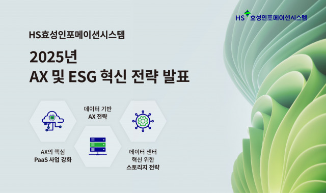 HS효성인포메이션시스템, 2025년 AX 및 ESG 혁신 전략 발표