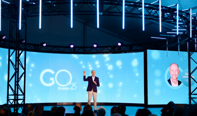 Claude Letourneau, President & CEO, Svante Group opens the Svante Grand Opening 2025 event, “GO25” with a speech about how to move the carbon management industry forward. This two-day event celebrates the commissioning of Svante‘s gigafactory in Vancouver, BC, Canada, which will manufacture the company’s filters for carbon capture and direct air capture.