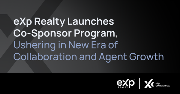eXp Realty®는 Co-Sponsor Program을 공식 출범함으로써 전 세계 에이전트 네트워크 전반에 걸쳐 전례 없는 협업과 성장의 기회를 제공하게 됐다