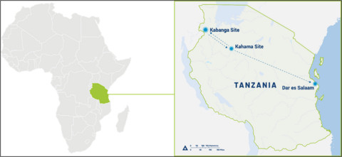 Figure 1: Kabanga Nickel Project location in Tanzania.