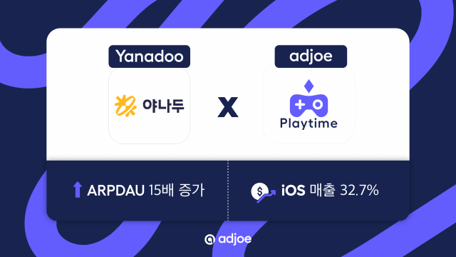 야나두의 야핏무브앱이 Adjoe의 Playtime과 협력해 iOS 매출을 32.7% 증가시킨 방법