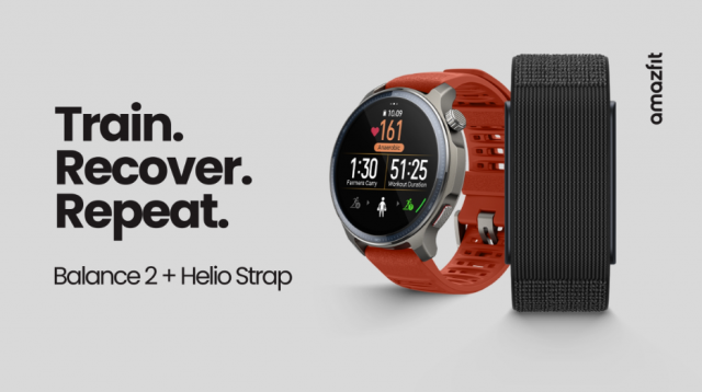 Amazfit Introduces Balance 2 Smartwatch and Helio Strap