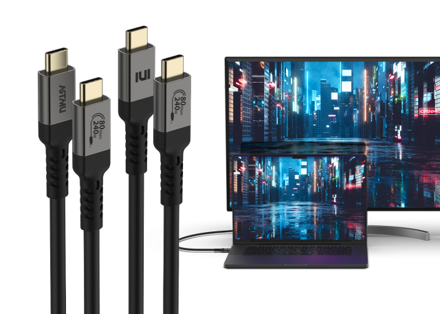 아트뮤가 맥북 썬더볼트5/USB4 호환 USB-IF 인증 USB4 케이블을 출시했다
