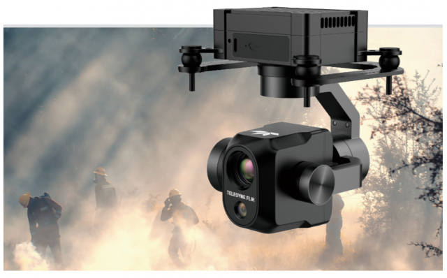Aerora는 통합 솔루션의 일환으로 Teledyne FLIR Hadron 640R 모듈과 Prism 소프트웨어를 결합해 첨단 열 이미지 처리와 RG 이미지 처리 기능을 구현한다(이미지: Lantronix 웹페이지)