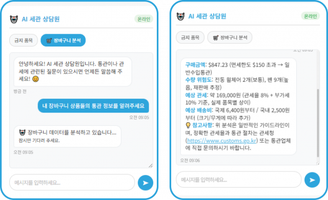 국내 해외구매대행 쇼핑몰 솔루션 ‘싸다고 1688’에 해외직구 과정에서 가장 큰 걸림돌로 꼽히는 통관 문제를 자동으로 분석해주는 AI 기반 신규 기능 ‘AI 관세사(베타)’가 업데이트됐다(제공=소프트랩스)