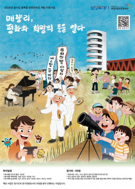 2025년 경기도 융복합 관광콘텐츠 개발 지원사업  포스터