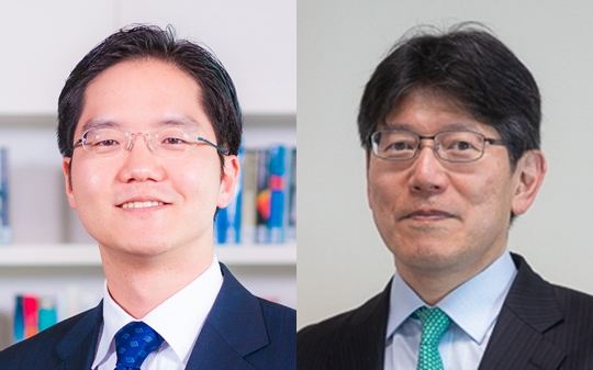 서울대학교 전기정보공학부 유담 교수(왼쪽), 도쿄대학교 전자정보공학과 마토코 이케다 교수(오른쪽)