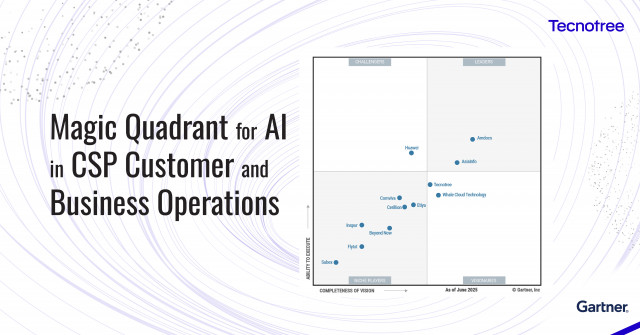 Tecnotree Named a Visionary in the 2025 Gartner® Magic Quadrant™ for AI in CSP Customer and Business Operations