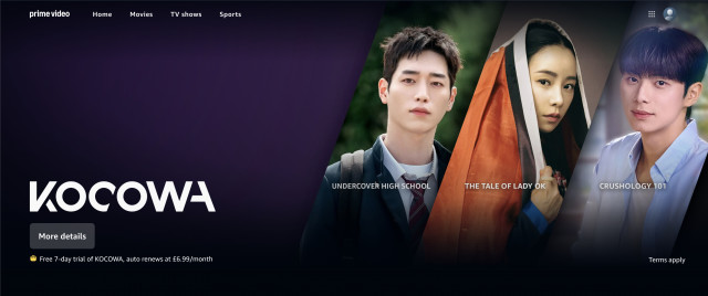 KOCOWA on Prime Video in the United Kingdom