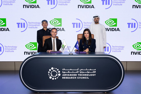 Abu Dhabi’s TII and NVIDIA Launch Middle East’s First Joint ‘AI & Robotics’ NVAITC Research Lab (Photo: AETOSWire)