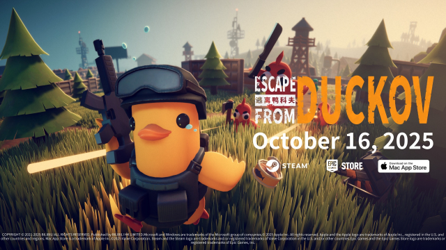 힐링형 PvE 탈출 슈팅 게임 ‘Escape from Duckov(이스케이프 프롬 덕코프)’ 포스터