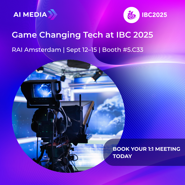 AI-Media가 네덜란드 암스테르담 RAI에서 열리는 IBC 2025(부스 번호 5.C33)에서 혁신적인 LEXI Voice 플랫폼을 선보이며 유럽 시장에 공식 진출한다