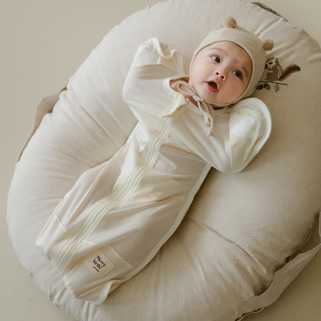 모로반사 방지 신생아 속싸개 ‘메르베 믹스 롱 스와들 수트’ 출시(제공: 메르베)