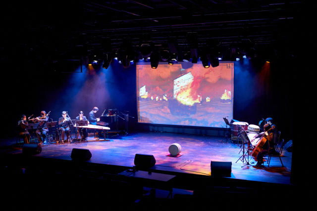 13일 소리담화팀의 동남풍 쇼케이스 모습