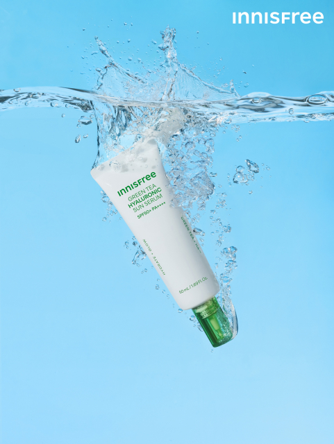 이니스프리 그린티 히알루론산 진정 수분 선세럼