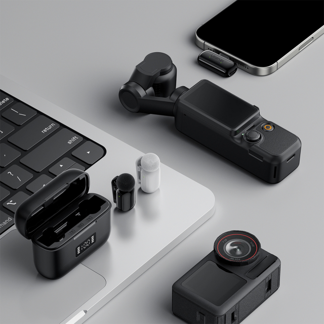 울란지의 초소형 무선 마이크 신제품 ‘A200 미니 마이크(A200 Mini Mic)’는 프리미엄 무선 오디오를 손쉽게 활용할 수 있도록 액션 카메라, 스마트폰 등에 최적화돼 있다