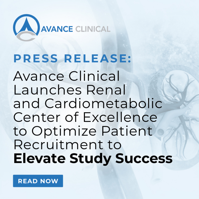 Avance Clinical이 ‘신장 및 심대사 질환 우수센터(Renal & Cardiometabolic Center of Excellence)’를 출범시켰다