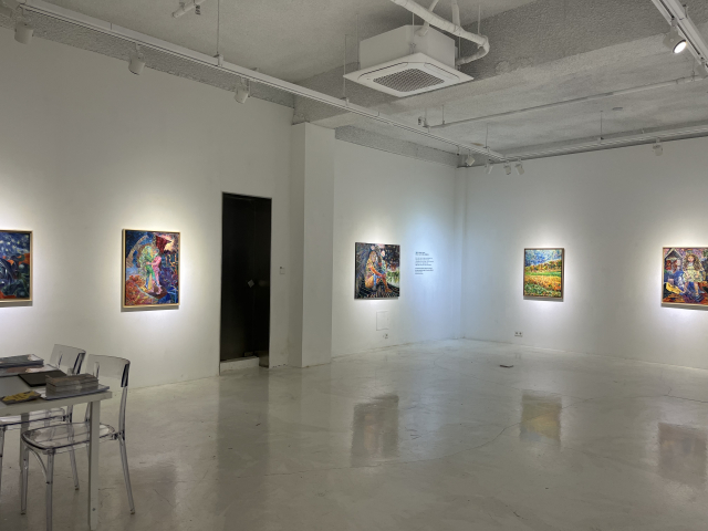 작가 최지나 개인전 전시 갤러리71 내부 모습